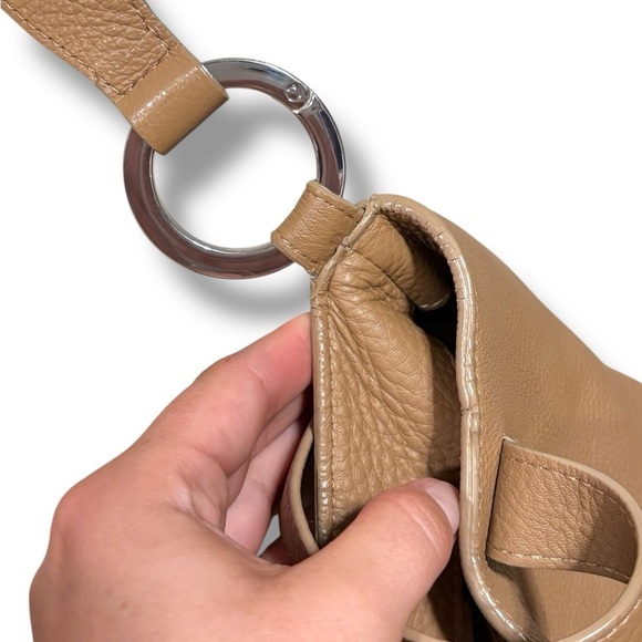 Meli Melo Rose Thela Cafe Latte Brown Leather Boho Hobo Purse Bag - Picture 13 of 16